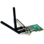 StarTech.com PCI Express Wireless N Adapter - 300 Mbps PCIe 802.11 b/g/n Network Adapter Card - 2T2R 2.2 dBi