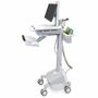 Ergotron StyleView EMR Cart with LCD Pivot, LiFe Powered