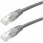 4XEM 1 ft Cat6 Grey Molded RJ45 UTP Patch Cable