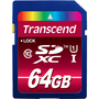 Transcend 64 GB Secure Digital Extended Capacity (SDXC) - 1 Card