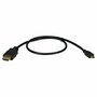 QVS High Speed HDMI to Micro-HDMI with Ethernet 1080p HD Cable