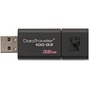 Kingston DataTraveler 100 G3 32 GB USB 3.0 Flash Drive - Black - 1 Pack