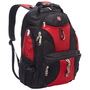 SwissGear Carrying Case (Backpack) Notebook, Bottle, Cable - Black, Red