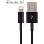 4XEM 10FT 8Pin Lightning To USB Cable For iPhone/iPod/iPad (Black)