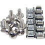 4XEM 50 Pkg M6 Mounting Screws and Cage Nuts for Server Rack Cabinet