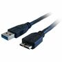 Comprehensive USB 3.0 A Male to Micro B Male Cable 3ft