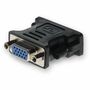 AddOncomputer.com Bulk 5 Pack DVI-I to VGA Black Adapter Converter - M/F