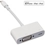 4XEM 8-Pin Lightning To VGA Adapter For iPhone/iPod/iPad