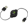 ReTrak Retractable Black Micro USB Cable