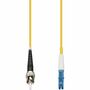 AddOncomputer.com 3m Single-Mode Fiber (SMF) Simplex ST/LC OS1 Yellow Patch Cable