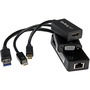 StarTech.com Microsoft Surface Pro 3 HDMI VGA and Gigabit Ethernet Adapter Bundle - MDP to HDMI / VGA - USB 3.0 to GbE