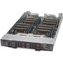 Supermicro SuperBlade SBI-7228R-T2F Barebone System Blade - Intel C612 Chipset - 2 Number of Node(s) - Socket R3 (LGA2011-3) - 2 x Processor Support - Black