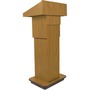 AmpliVox Executive Adjustable Column Lectern