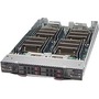 Supermicro SuperBlade SBI-7228R-T2F2 Barebone System Blade - Intel C612 Express Chipset - 2 Number of Node(s) - Socket R3 (LGA2011-3) - 2 x Processor Support - Black