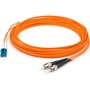 AddOn 4m Multi-Mode Fiber (MMF) Duplex ST/SC OM1 Orange Patch Cable