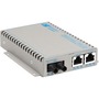 OmniConverter SE 10/100/1000 PoE+ Fast Ethernet Fiber Media Converter Switch RJ45 ST Multimode 5km