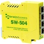 Brainboxes SW-504 Industrial Unmanaged Ethernet Switch 4 Ports