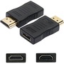 AddOn 5 Pack HDMI Male to HDMI Female Black Adapter