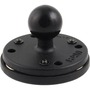 RAM 2.5" Round Base with the AMPs Hole Pattern, 1" Ball & Triple Magnetic Base Adapter