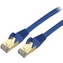 StarTech.com 35 ft Cat6a Patch Cable - Shielded (STP) - Blue - 10Gb Snagless Cat 6a Ethernet Patch Cable