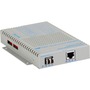 OmniConverter 10/100/1000 60W Hi-PoE Gigabit Ethernet Fiber Media Converter Switch RJ45 LC Multimode 550m
