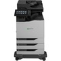 Lexmark CX860dte Laser Multifunction Printer - Color - Plain Paper Print - Floor Standing