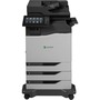 Lexmark CX860dtfe Laser Multifunction Printer - Color - Plain Paper Print - Floor Standing