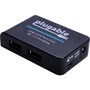 Plugable USB 2.0 4-Port Hub with 12.5W Power Adapter with BC 1.2 Charging