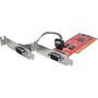 Tripp Lite 2-Port DB9 (RS-232) Serial PCI Express Card with 16550 UART, Low Profile
