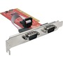 Tripp Lite 2-Port DB9 (RS-232) Serial PCI Express Card with 16550 UART, Full Profile