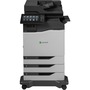 Lexmark CX860dte Laser Multifunction Printer - Color - Plain Paper Print - Floor Standing - TAA Compliant