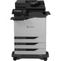 Lexmark CX820dtfe Laser Multifunction Printer - Color - Plain Paper Print - Floor Standing
