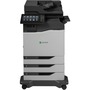 Lexmark CX825dtfe Laser Multifunction Printer - Color - Plain Paper Print - Floor Standing - TAA Compliant