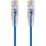 Monoprice SlimRun Cat6 28AWG UTP Ethernet Network Cable, 14ft Blue