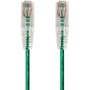Monoprice SlimRun Cat6 28AWG UTP Ethernet Network Cable, 20ft Green