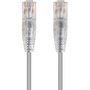 Monoprice SlimRun Cat6 28AWG UTP Ethernet Network Cable, 6-inch Gray