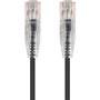 Monoprice SlimRun Cat6 28AWG UTP Ethernet Network Cable, 14ft Black