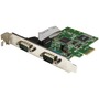 StarTech.com 2-Port PCI Express Serial Card with 16C1050 UART - RS232 - PCIe serial card with Dual Channel 16C1050 UART