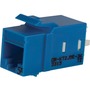 Ortronics Category 5e Keystone Jack, Lacing Cap Termination, Blue