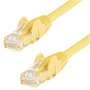 StarTech.com 12ft Yellow Cat6 Patch Cable with Snagless RJ45 Connectors - Cat6 Ethernet Cable - 12 ft Cat6 UTP Cable