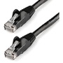 StarTech.com 1ft Black Cat6 Patch Cable with Snagless RJ45 Connectors - Short Ethernet Cable - 1 ft Cat 6 UTP Cable