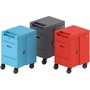 Bretford CUBE Cart Mini Charging Cart AC for 20 Devices, Red Paint