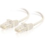C2G 1ft Cat6 Snagless Unshielded (UTP) Slim Ethernet Network Patch Cable - White