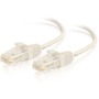 C2G 10ft Cat6 Snagless Unshielded (UTP) Slim Ethernet Network Patch Cable - White