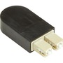 Black Box Fiber Optic Loopback - OM3, Multimode, SC, Black