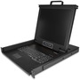 StarTech.com Rackmount KVM Console - Single-Port with 17-inch LCD Monitor - VGA KVM - Cable and Mounting Hardware Included