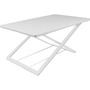 Frasch Ultra Slim adjustable desk riser, 21x32 inch, White