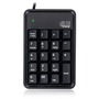 Adesso AKB-600HB 19-Key Mechanical Keypad with 3-Port USB Hub