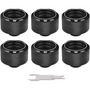 Thermaltake Pacific C-PRO G1/4 PETG Tube 16mm OD Compression - Black (6-Pack Fittings)