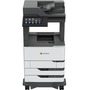 Lexmark MX820 MX826ade Laser Multifunction Printer - Monochrome - Plain Paper Print - Desktop